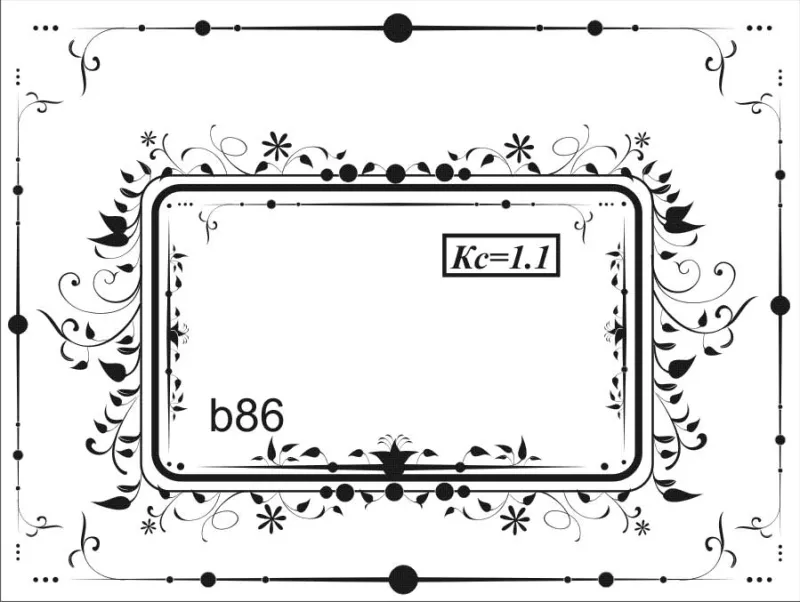 Рамки, зразок 81